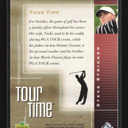 2001 Upper Deck Tour Time Steve Stricker #180 08/25