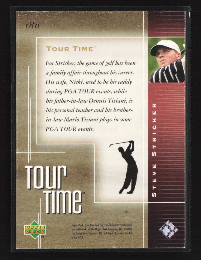 2001 Upper Deck Tour Time Steve Stricker #180 08/25
