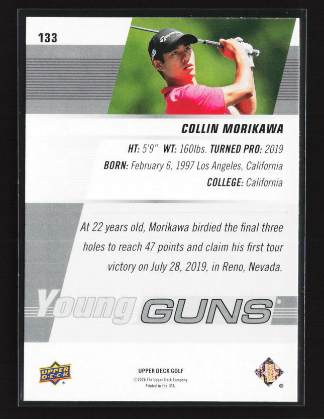 2026 Upper Deck Golf Young Guns Collin Morikawa #133