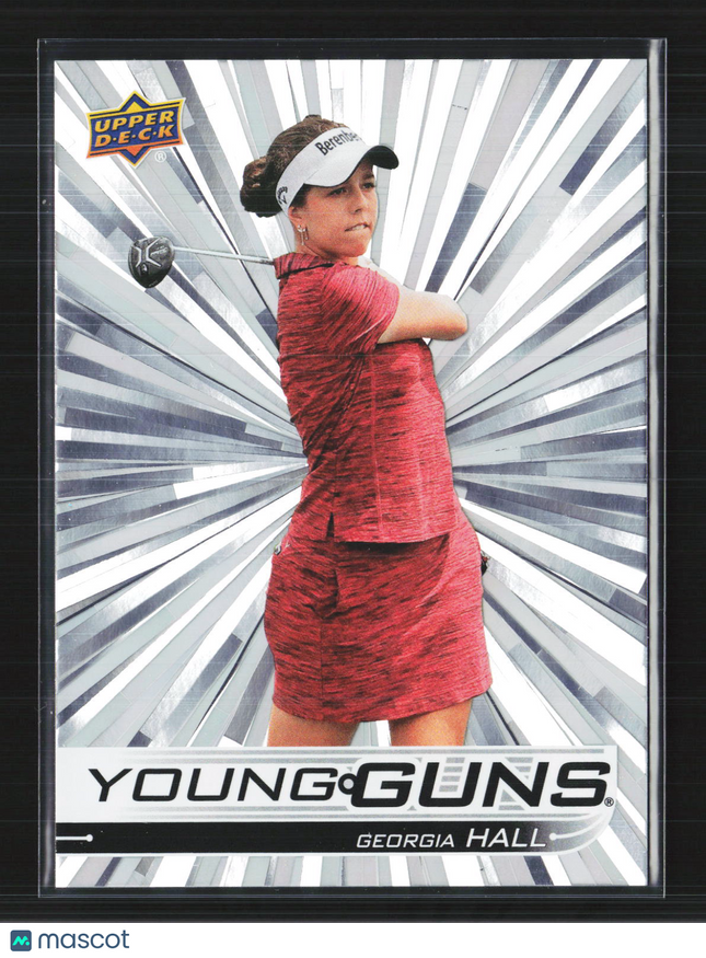 2026 Upper Deck Golf Young Guns Georgia Hall #134 Outburst