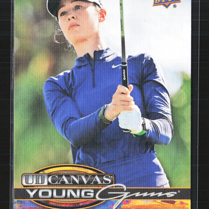 2026 Upper Deck Golf UD Canvas Young Guns Nelly Korda #C65 Young Guns