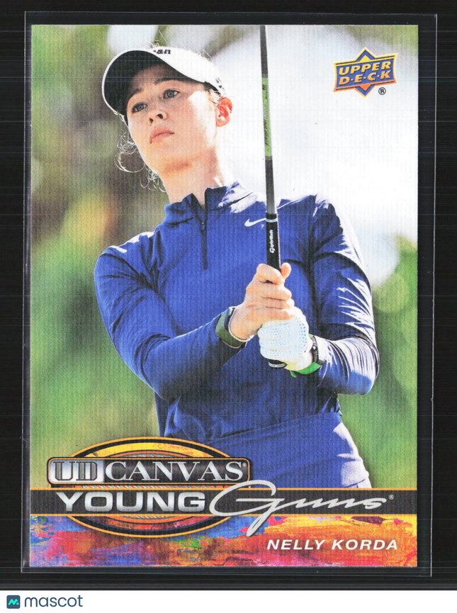 2026 Upper Deck Golf UD Canvas Young Guns Nelly Korda #C65 Young Guns