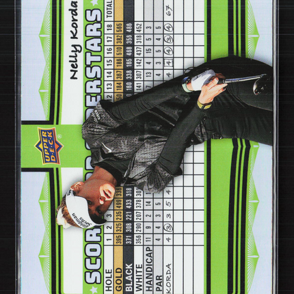 2026 Upper Deck Golf Scorecard Superstars Nelly Korda #SS-25
