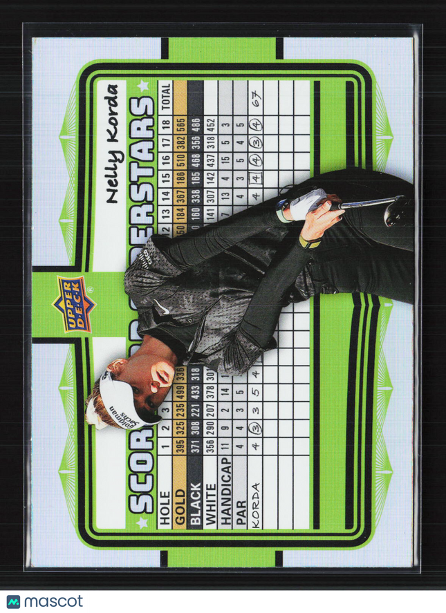2026 Upper Deck Golf Scorecard Superstars Nelly Korda #SS-25