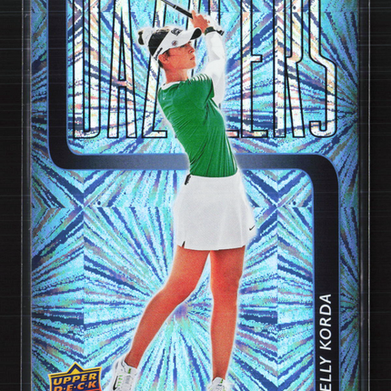 2026 Upper Deck Golf Dazzlers Nelly Korda #DZ-3 Blue