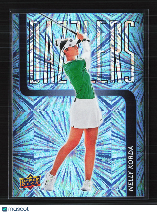 2026 Upper Deck Golf Dazzlers Nelly Korda #DZ-3 Blue