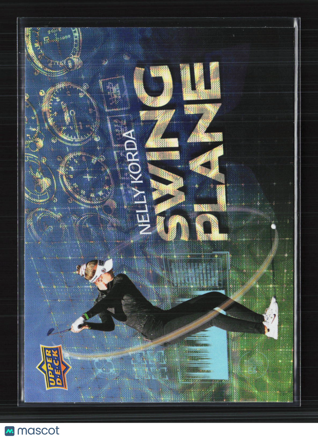 2026 Upper Deck Golf Swing Plane Gold Nelly Korda #SP-2