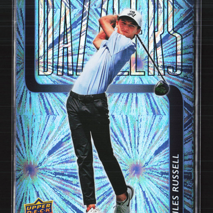 2026 Upper Deck Golf Dazzlers Miles Russell #DZ-13 Blue