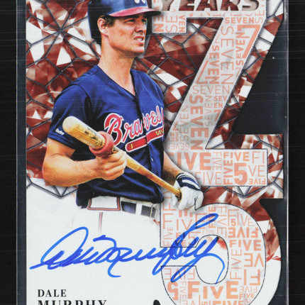 2026 Topps Dale Murphy #75YA-DMU Auto Orange 13/25