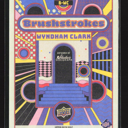 2026 Upper Deck Golf Brushstrokes Wyndham Clark #B-WC