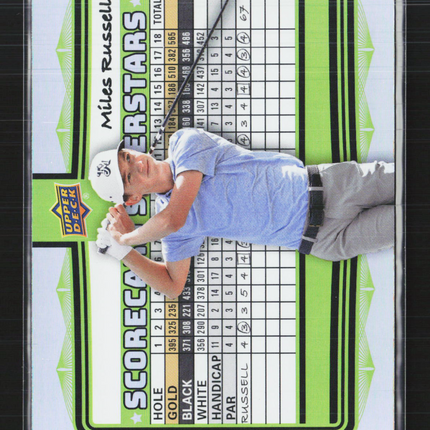 2026 Upper Deck Golf Scorecard Superstars Miles Russell #SS-17