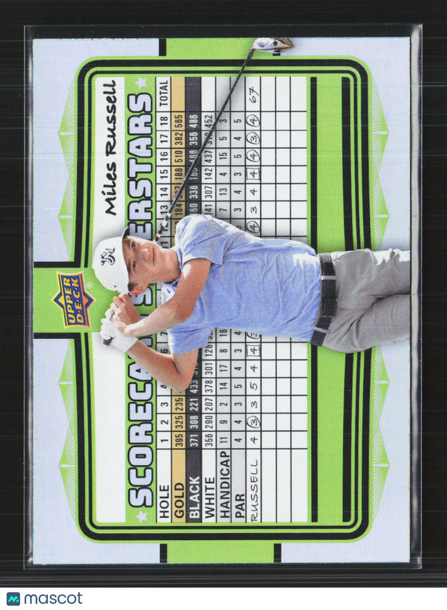 2026 Upper Deck Golf Scorecard Superstars Miles Russell #SS-17