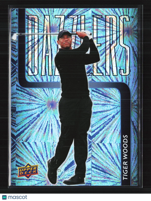2026 Upper Deck Golf Dazzlers Tiger Woods #DZ-20 Blue