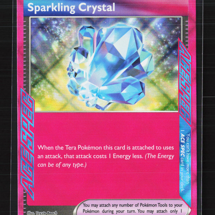 Pokemon 2024 Stellar Crown Sparkling Crystal ACE #142/142