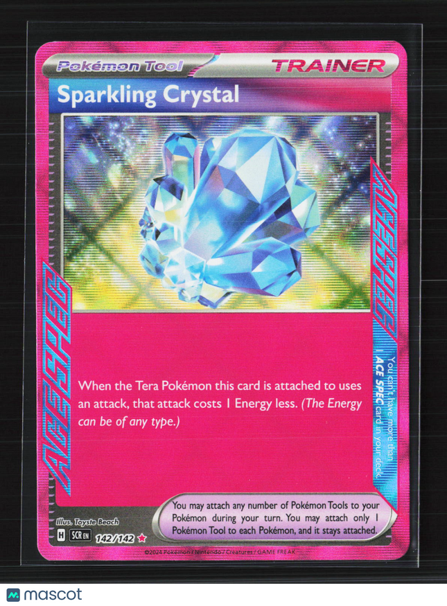 Pokemon 2024 Stellar Crown Sparkling Crystal ACE #142/142