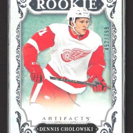2018 Upper Deck Artifacts Dennis Cholowski #RED218 452/799