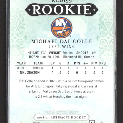 2018 Upper Deck Artifacts Michael Dal Colle #RED199 374/799