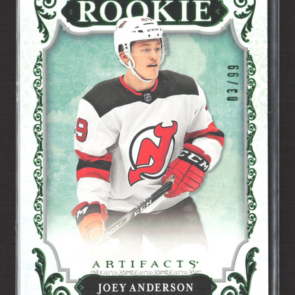 2018 Upper Deck Artifacts Joey Anderson #RED198 03/99