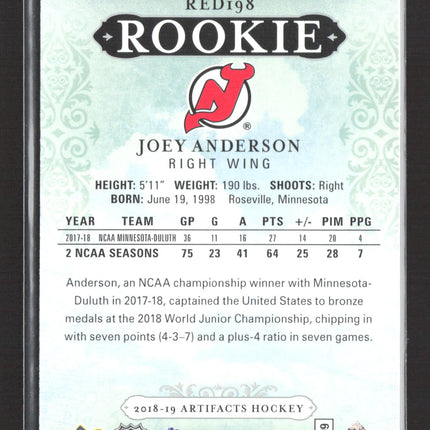 2018 Upper Deck Artifacts Joey Anderson #RED198 03/99