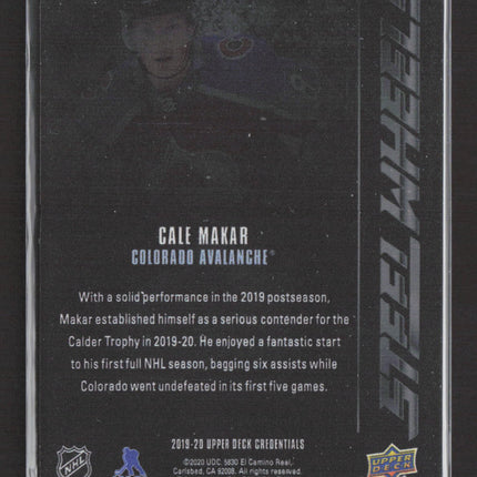 2020 Upper Deck Credentials Steel Wheels Cale Makar #SW-10