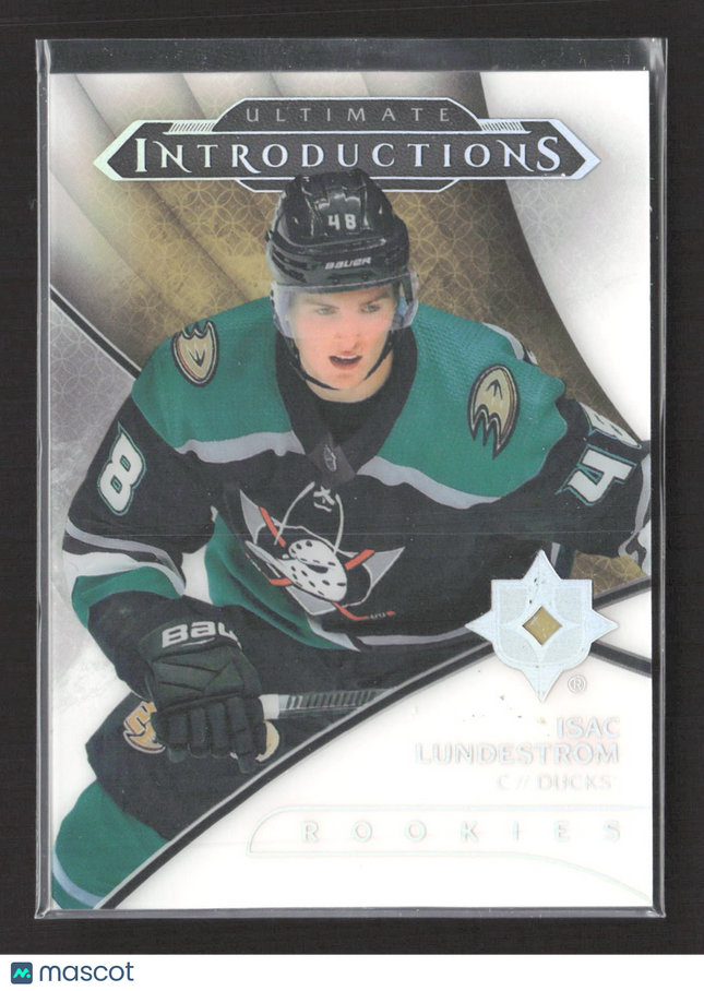 2019 Upper Deck Ultimate Collection Ultimate Introductions Isac Lundestrom #UI-7