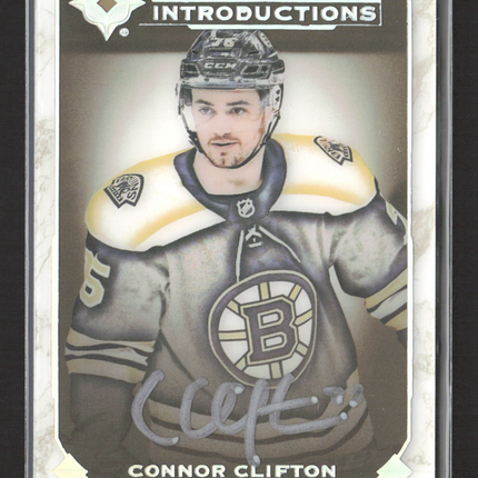 2020 Upper Deck Ultimate Introductions Connor Clifton #UI-24 Auto