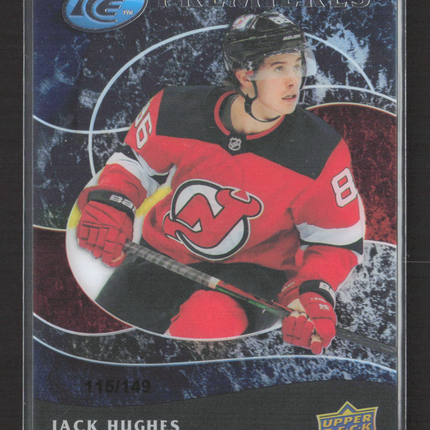 2019 Upper Deck Ice Premieres Jack Hughes #40 115/149 Rc