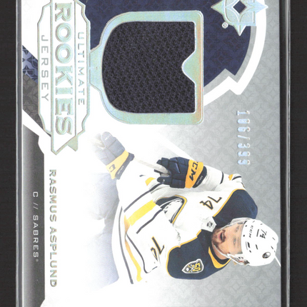 2020 Upper Deck Ultimate Rookies Jersey Rasmus Asplund #146 Jersey