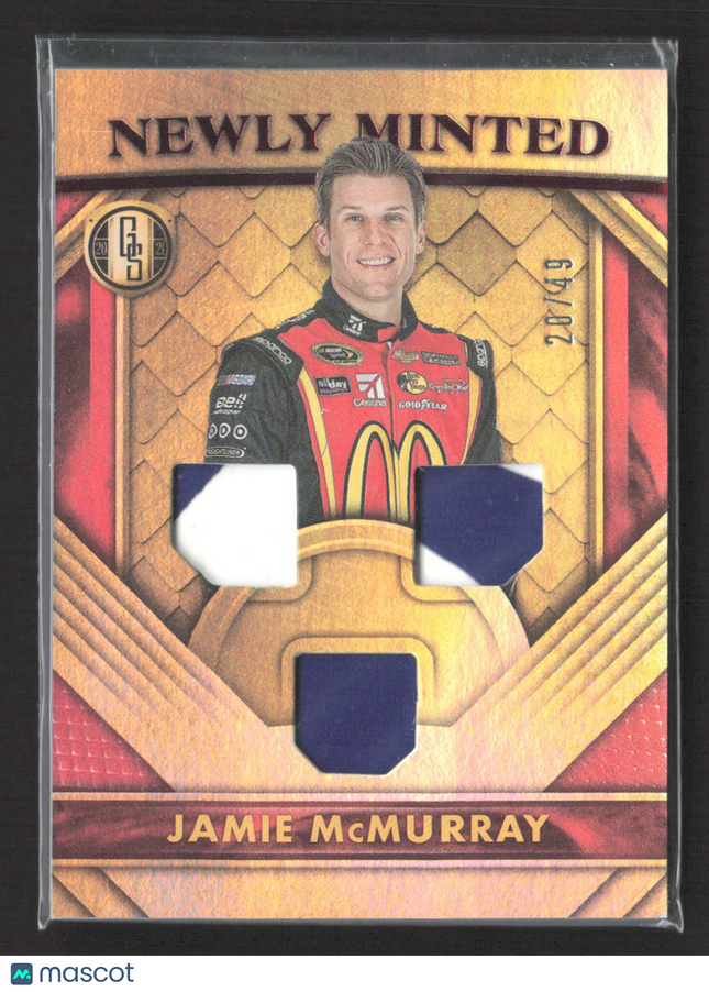 2021 Chronicles Gold Standard Racing Newly Minted Jamie McMurray /49 Relic