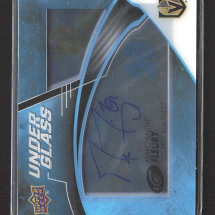 2020 Upper Deck Ice Under Glass Marc-Andre Fleury #UG-MF Auto