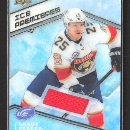 2020 Upper Deck Ice Ice Premieres Brady Keeper #IPJ-BK Jersey Patch