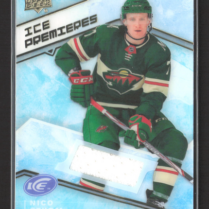 2020 Upper Deck Ice Ice Premieres Nico Sturm #IPJ-ST Jersey Patch /