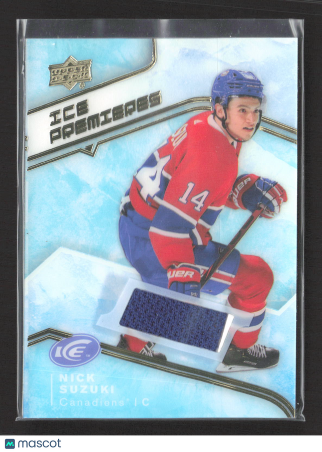 2020 Upper Deck Ice Ice Premieres Nick Suzuki #IPJ-NS Jersey Patch