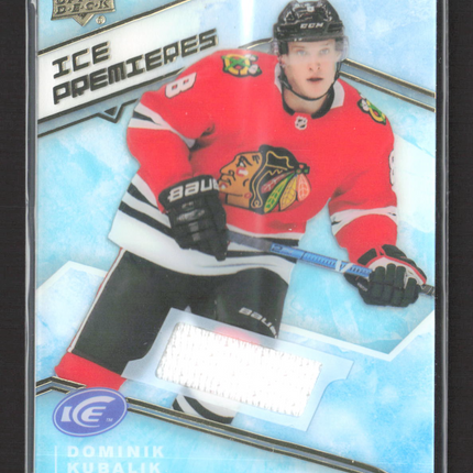 2020 Upper Deck Ice Ice Premieres Dominik Kubalik #IPJ-DK Memorabilia