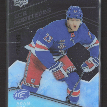 2020 Upper Deck Ice Ice Premieres Adam Fox #137 174/249