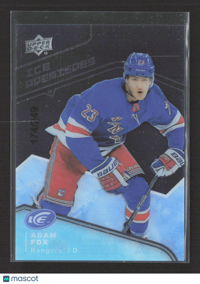2020 Upper Deck Ice Ice Premieres Adam Fox #137 174/249