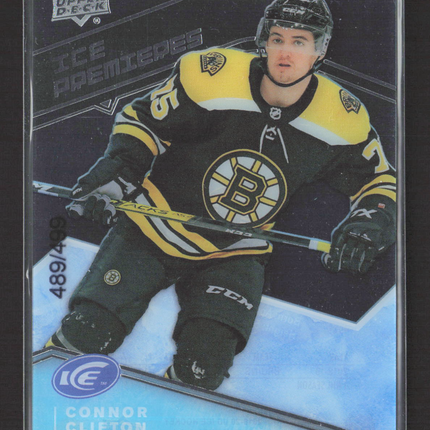2020 Upper Deck Ice Ice Premieres Connor Clifton #94 /499
