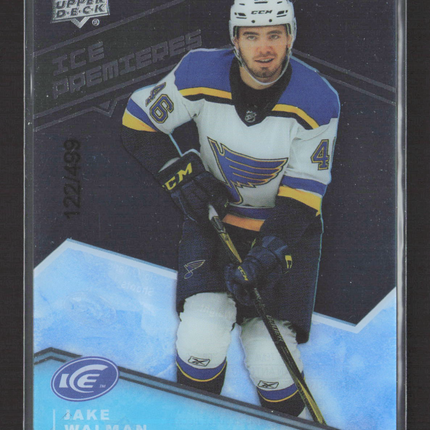 2020 Upper Deck Ice Ice Premieres Jake Walman #83 122/499