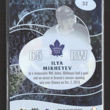 2020 Upper Deck Ice Ice Premieres Ilya Mikheyev #32 095/149