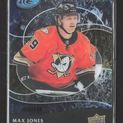 2019 Upper Deck Ice Premieres Max Jones #33 086/149