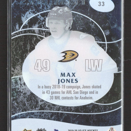 2019 Upper Deck Ice Premieres Max Jones #33 086/149