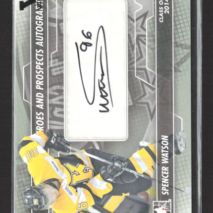 2014 In The Game Heroes and Prospects Autograph Vault Spencer Watson #A-SW