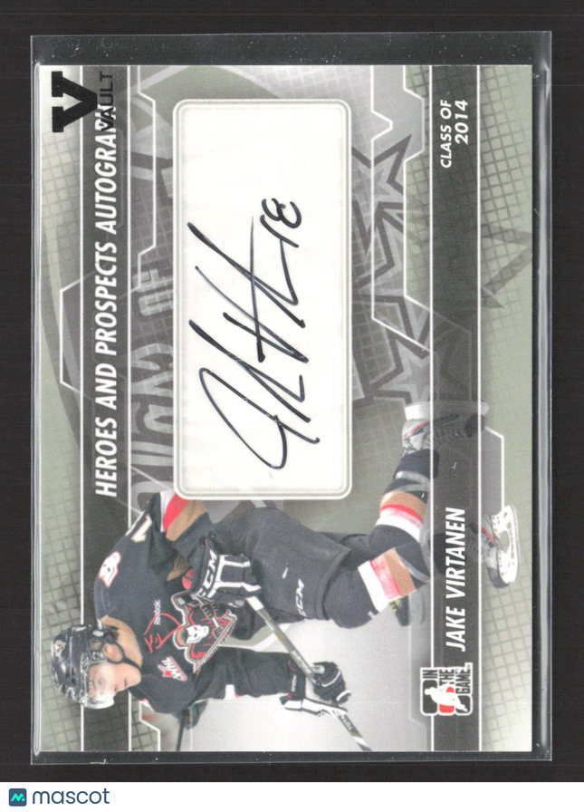 2014 In The Game Heroes and Prospects Autograph Vault Jake Virtanen #A-JV