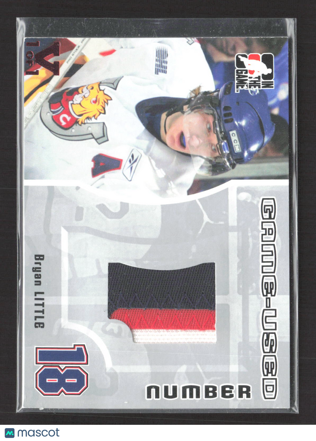 2006 In The Game Heroes and Prospects Series 2 Bryan Little Jersey 1/1
