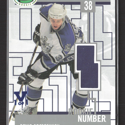 2004 Parkhurst Rookie Number Denis Grebeshkov #RN-20 Jersey 1/1