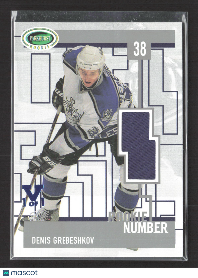 2004 Parkhurst Rookie Number Denis Grebeshkov #RN-20 Jersey 1/1