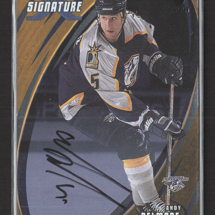 2003 In The Game Signature Series Vault Andy Delmore #070 Auto