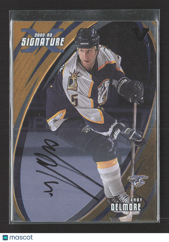 2003 In The Game Signature Series Vault Andy Delmore #070 Auto