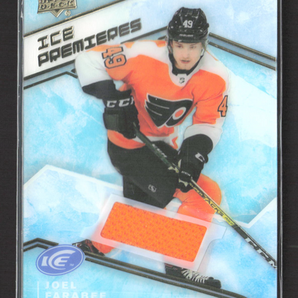 2020 Upper Deck Ice Ice Premieres Joel Farabee #IPJ-JF Jersey Patch