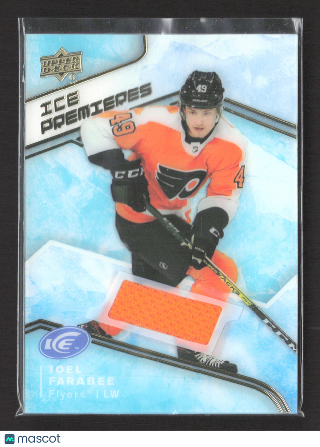 2020 Upper Deck Ice Ice Premieres Joel Farabee #IPJ-JF Jersey Patch